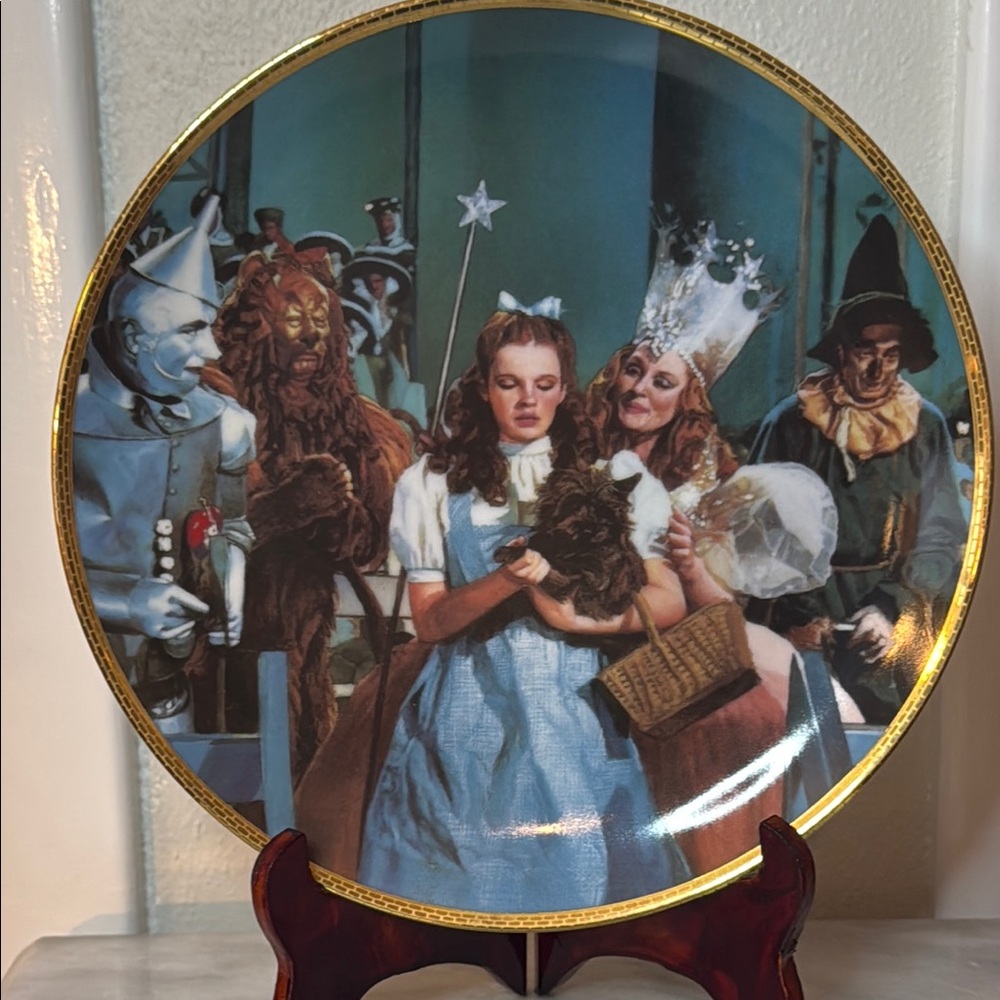 Wizard of Oz Collector's Plate There’s No Place Like Home ~ Hamilton Collection